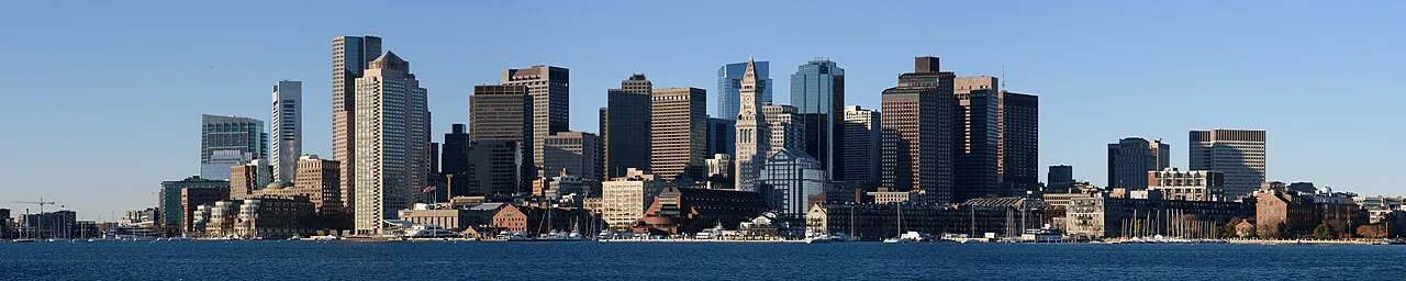 Boston skyline from East Boston November 2016 panorama 5 in Boston, Massachusetts