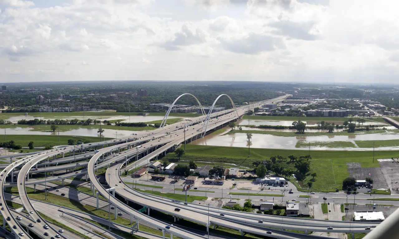 Margaret McDermott Bridge in Dallas Texas May of 2024 in Dallas, Texas