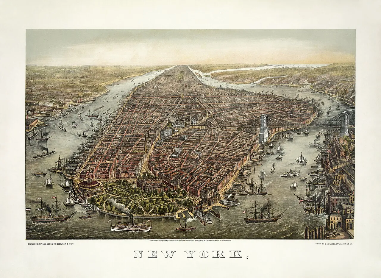 George Schlegel - George Degen - New York 1873 in New York, New York
