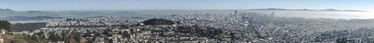 San Francisco Bay Area skyline for India-based tech worker planning